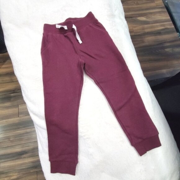H&M Kids Joggers Cotton Burgundy - Picture 2 of 5
